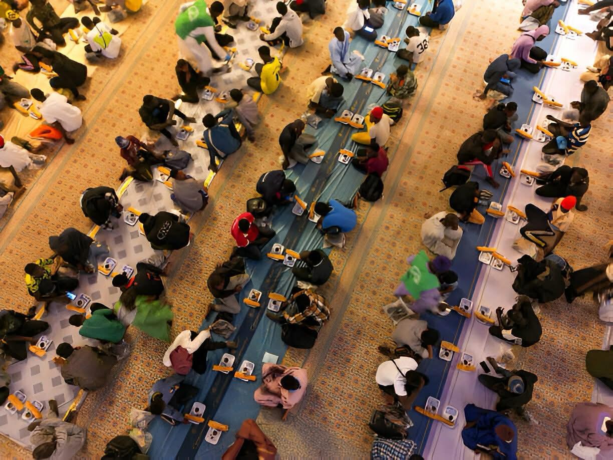 Intérieur de la mosquée